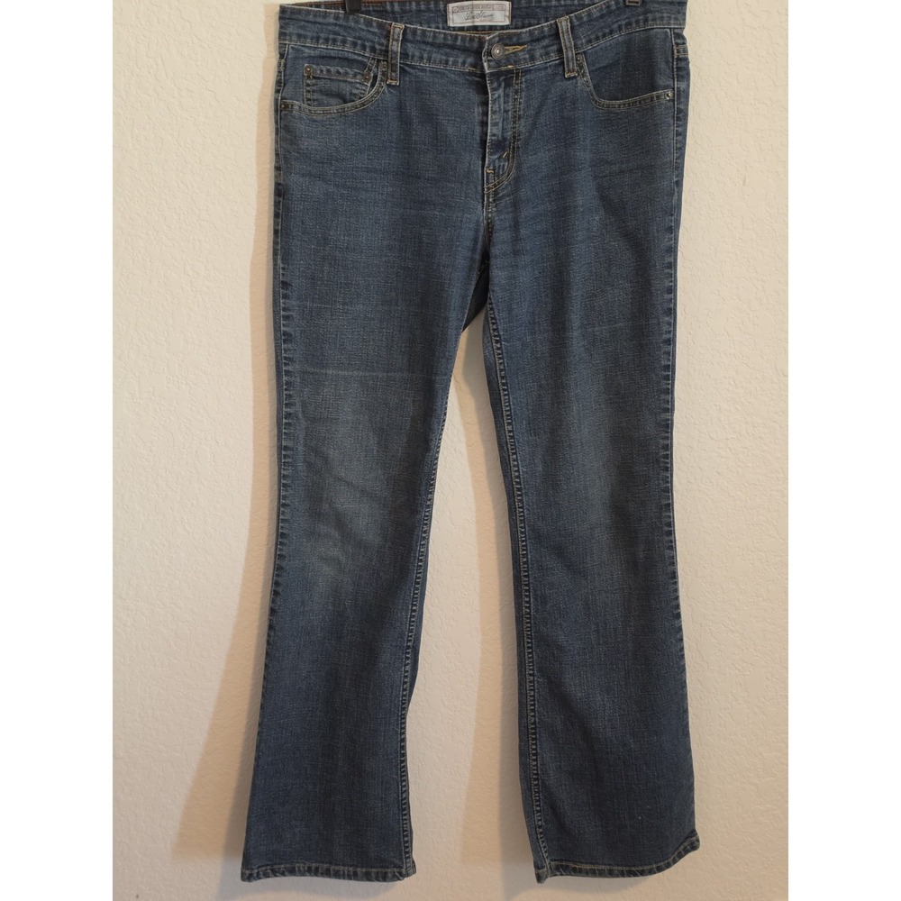 LEVI'S SIGNATURE Jeans Size 11 Blue Low Rise Bootcut Denim Classic